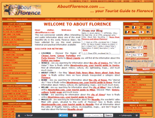Tablet Screenshot of aboutflorence.com